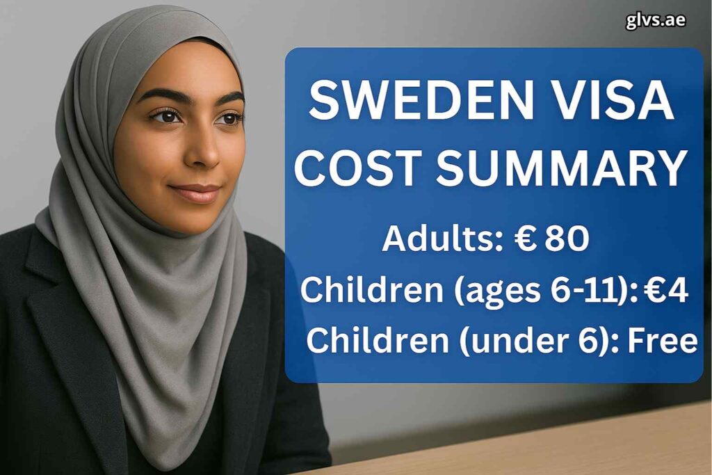 Sweden Visa Cost Summary