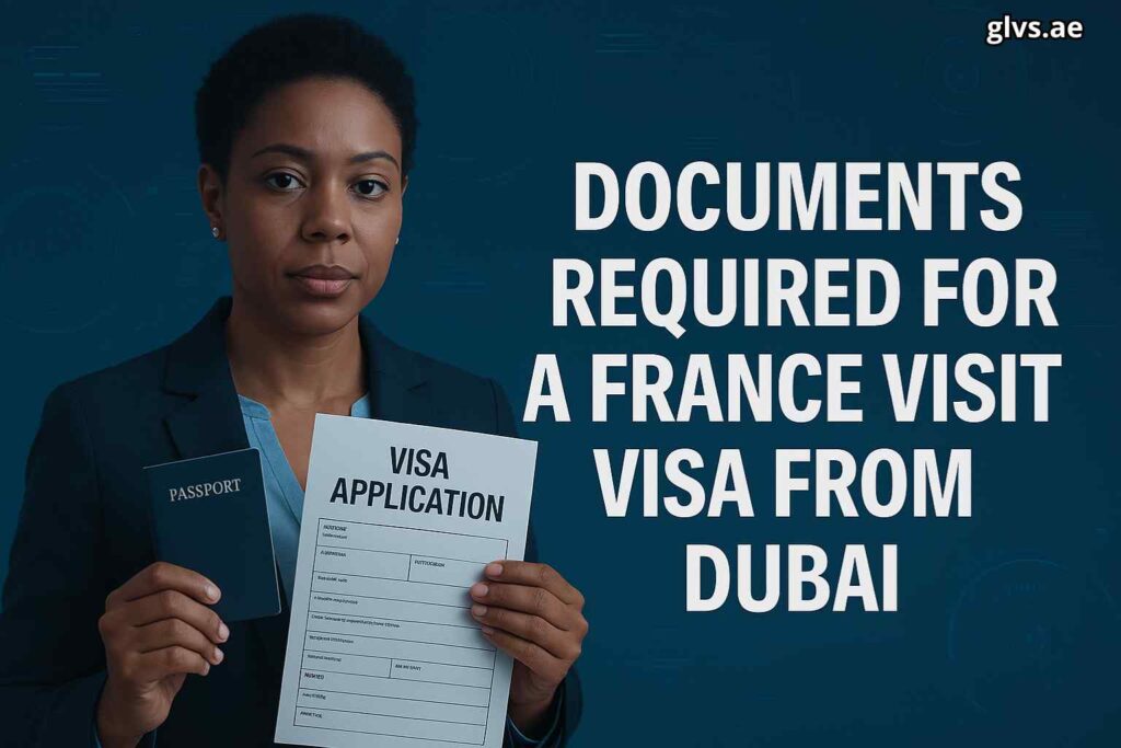 Documents Required for a France Visit Visa from Dubai